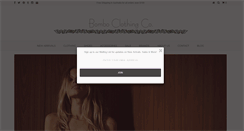 Desktop Screenshot of bomboclothing.com